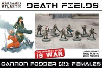 Wargames Atlantic: Death Fields - Cannon Fodder (2): Females - Gap Games