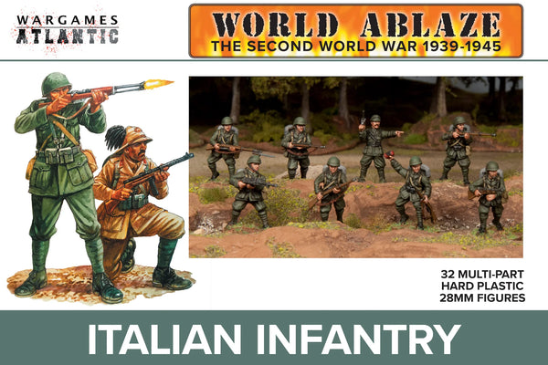 Wargames Atlantic: World Ablaze - Italian Infantry - Gap Games