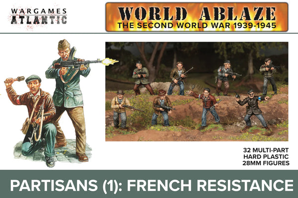 Wargames Atlantic: World Ablaze - Partisans (1) French Resistance - Gap Games