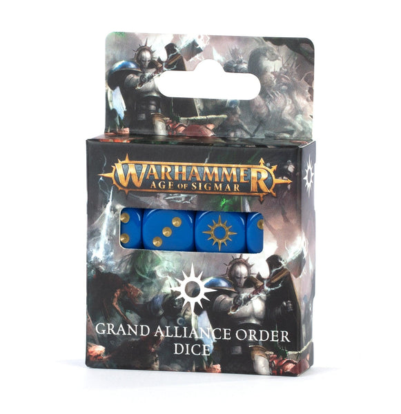 Warhammer Age of Sigmar: Grand Alliance Order Dice - Gap Games