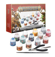 Warhammer Age of Sigmar: Paints + Tools Set - Gap Games