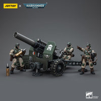 Warhammer Collectibles: 1/18 Scale Astra Militarum Ordnance Team with Bombast Field Gun - Pre-Order - Gap Games