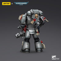 Warhammer Collectibles: 1/18 Scale Grey Knights Strike Squad Grey Knight with Psycannon - Pre-Order - Gap Games