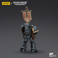 Warhammer Collectibles: 1/18 Scale Space Wolves Grey Slayer Pack Grey Slayer With Legion Vexilla - Pre-Order - Gap Games