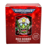 Warhammer Red Gobbo Bauble with Pin - Pre-Order - Gap Games