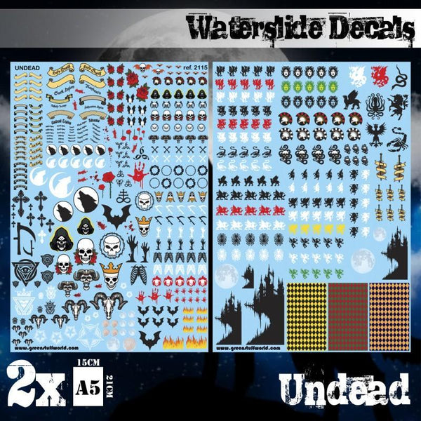 Waterslide Decals - Undead - Gap Games