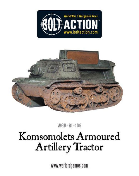 Bolt Action: Soviet Komsomolets Armoured Artillery Tractor